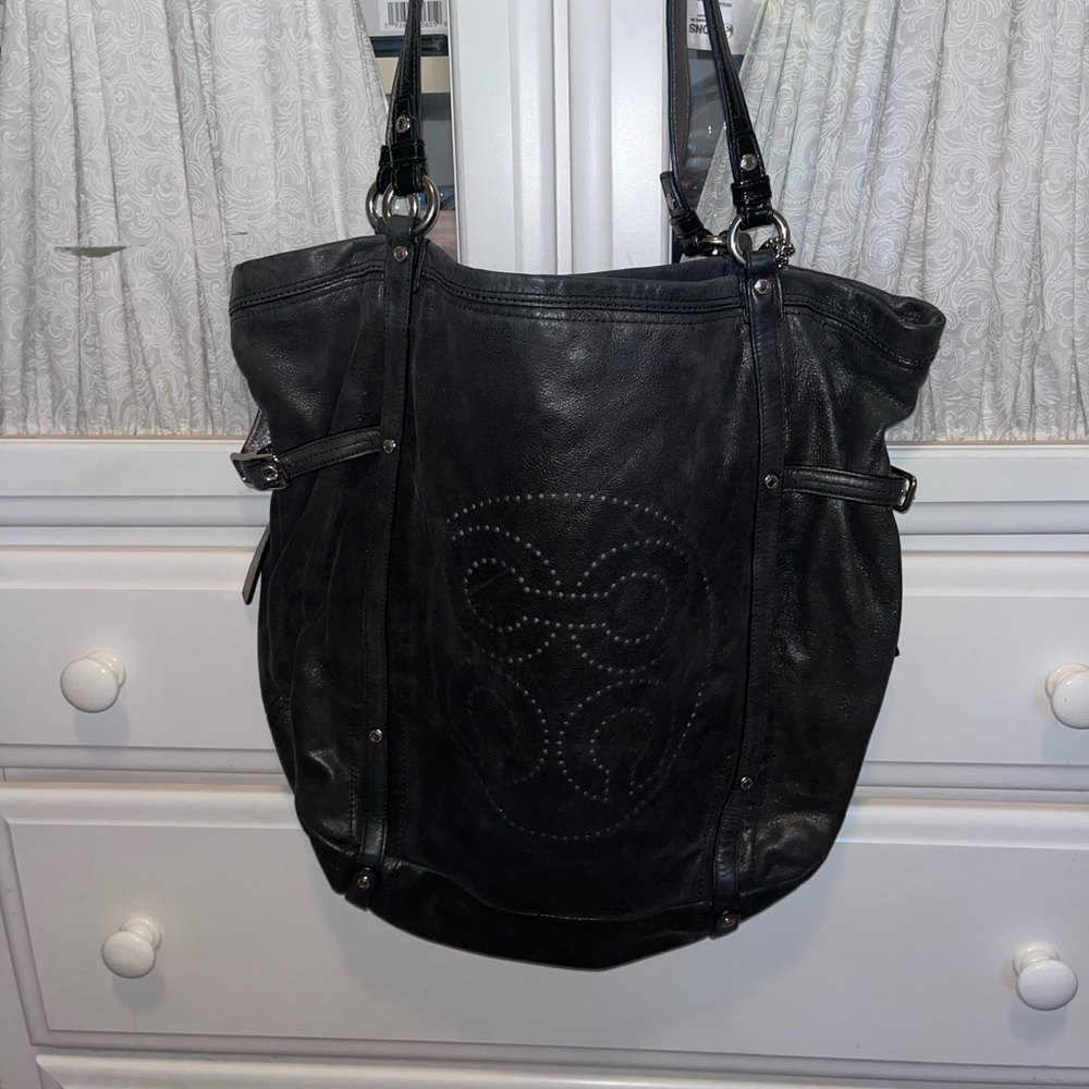 Black coach bag